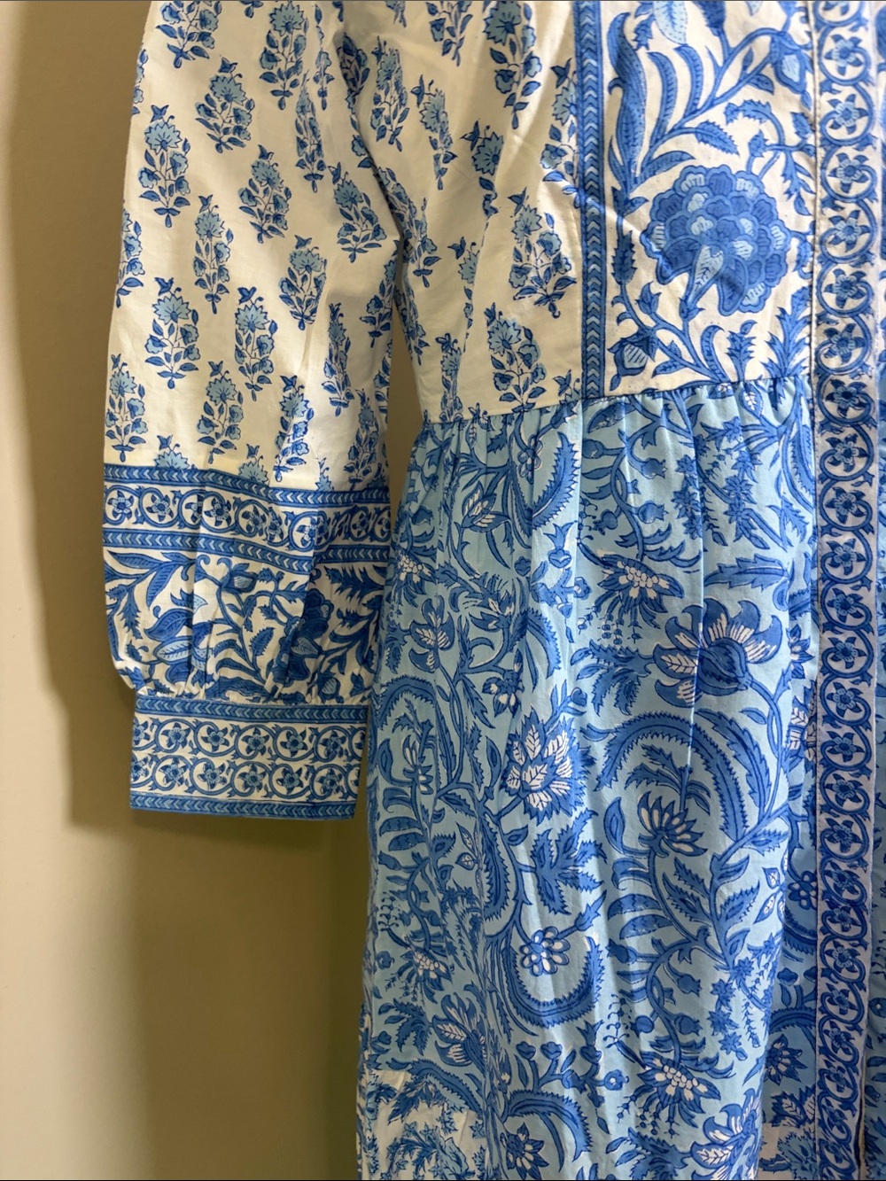 Tuckernuck Pink City Prints Gemma Dress Ocean Mix Blue White Sz S NEW - Picture 7 of 15